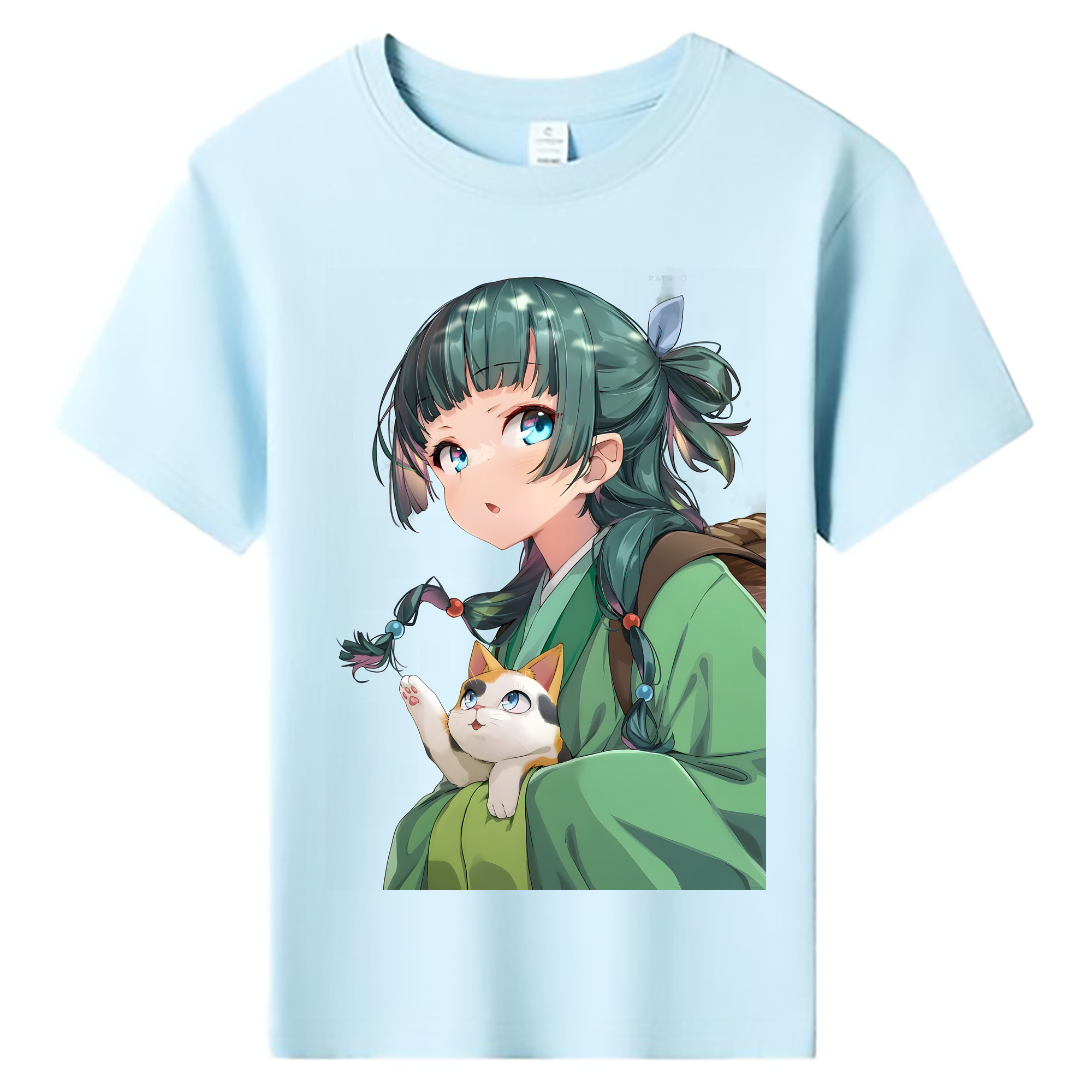 （画像用） 薬屋のひとりごと The Apothecary Diaries 綿100％キッズTシャツ（フロントプリント）